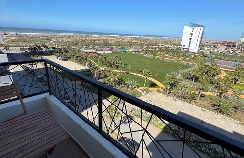 Ain Harrouda Apartamento | Unbeatable view of the park/beach - Comfort and tranquility nearby
