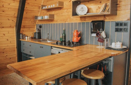 Persembe Casa | Gemütliche Auszeit in der Natur! Dreiecks-Bungalow in Ordu – mit Frühstück,