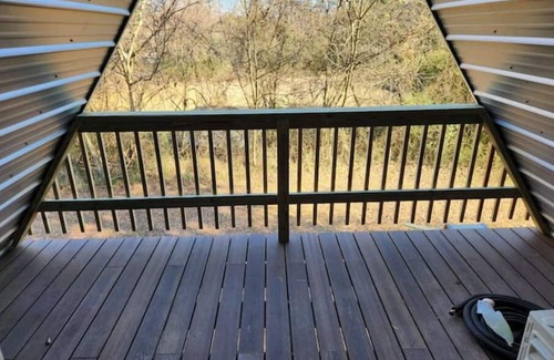 Clarksville Casa | Cedar Grove Rental A-frame