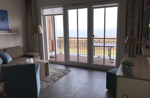 Borgerende Apartamento | Exclusive Baltic Sea suite with fantastic sea view and pool/wellness area