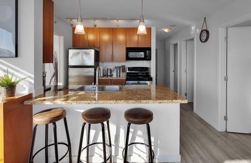 Gastown Condominio | Elegance Residence in Downtown/Free Parking/Pet-Friendly