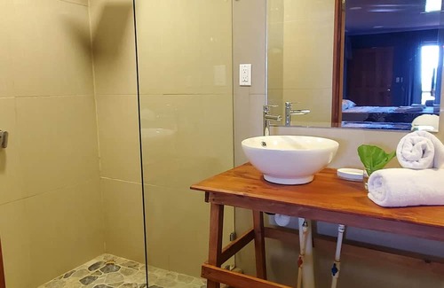 Drake Bay Cabina | Willy's Fish Camp. All rooms have an ocean view from lodgings nestled hillside!