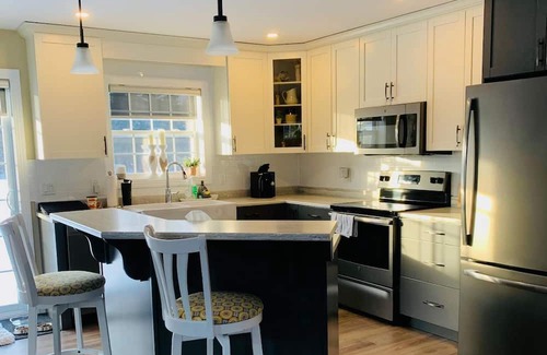 Georgetown Casa | Eastern PEI - Georgetown home with huge deck and beach within walking distance.