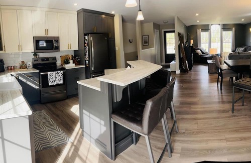 Georgetown Casa | Eastern PEI - Georgetown home with huge deck and beach within walking distance.