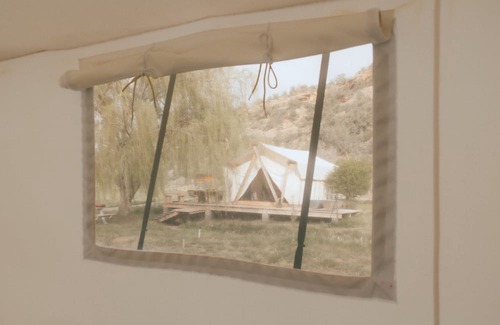 Cortez Cabina | Private Canyon Glamp - 2 Lux Tents + Views + Bath