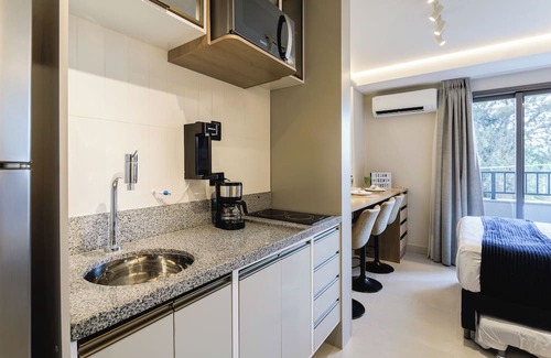 Santo Amaro Apartamento | Your studio well located in SP! |Vacancy| Air |Wifi| Subway |Consulate| Cinema