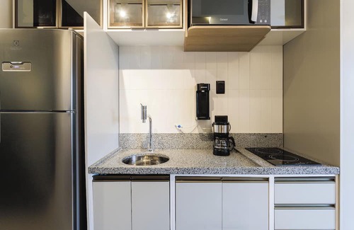 Santo Amaro Apartamento | Your studio well located in SP! |Vacancy| Air |Wifi| Subway |Consulate| Cinema