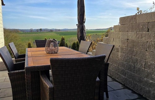 Herresbach Apartamento | PANORAMA-Lodge bath/WC, up to 5 persons - RINGZEIT-Lodge
