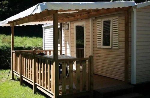 Oust Casa | MOBIL-HOME ERCE with covered terrace 2 shower rooms 4 persons