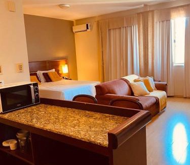 Atiradores Apartamento | Apto-hotel, piscina, Smart TV, academia