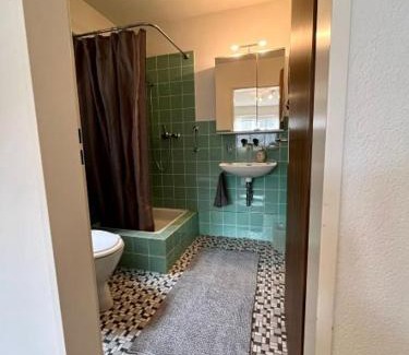 Oberlunkhofen Casa | Helles Zimmer mit eigener Dusche WC