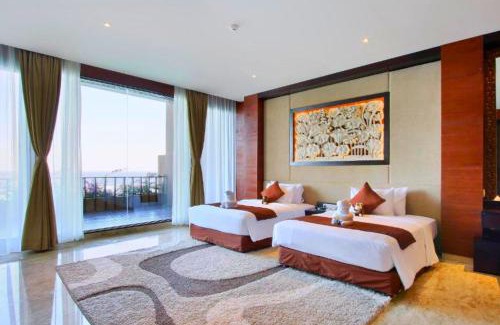 Sawangan Apartamento | Zishyaa 2 BR Presidential Suite With Ocean View ZN224