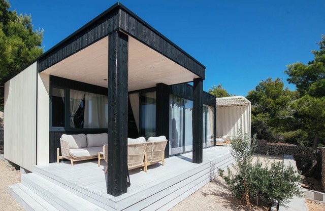 NEW! Ecological luxury vacation by the sea. Fantastic location Murter. Sea view.