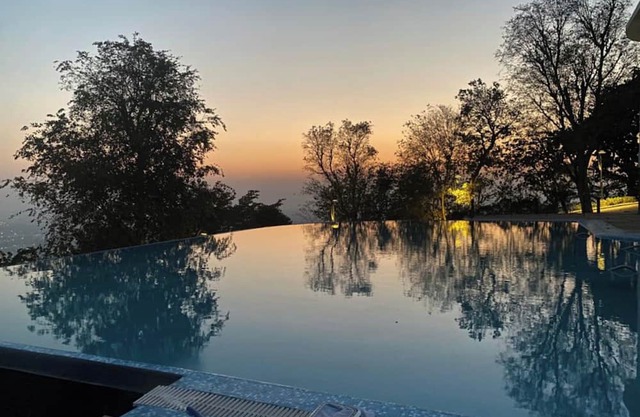 A majestic and luxurious villa overlooking the Ganges