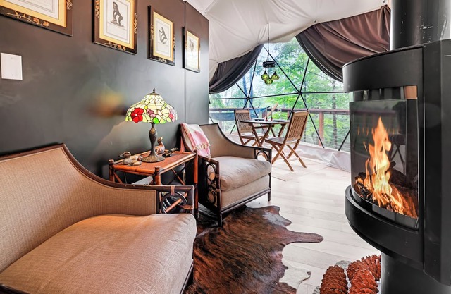 Welcome to the Domes at Catskills, a lakefront glamping adventure for adults.