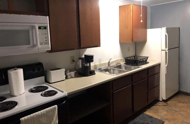 Island Falls Intown. Just off I-95. Gas/Grocery/Lounge nearby