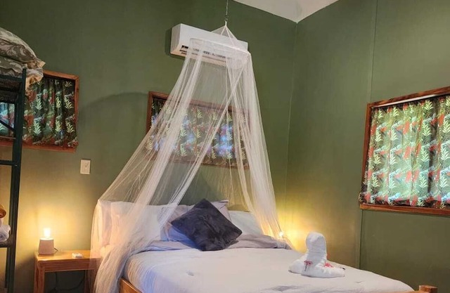 Cool and comfortable cabin at River Bend Lodge in the heart of Cayo