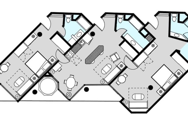 Snowbird Ski In/Out. Cliff Lodge Pinnacle 2 bedroom condo w/Kitchen/family rm..
