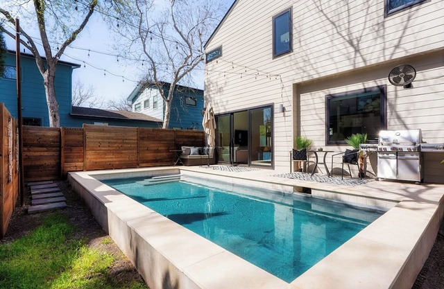 Chic Poolside Escape - Central Austin 4BR + Pool