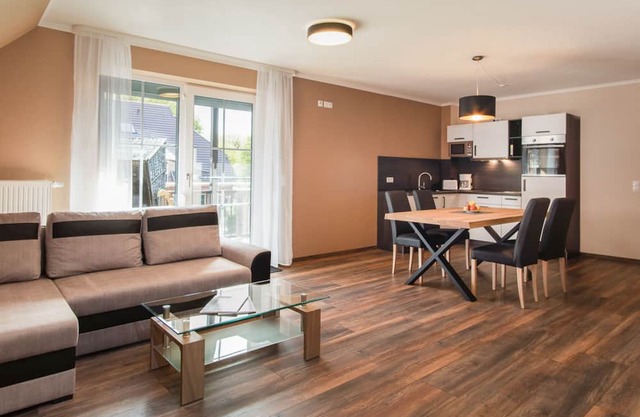 Suite TYR ODINs view WE 5, large balcony, private beach, sauna