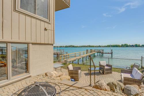 Spacious Riverfront Home with Dock in St Clair!