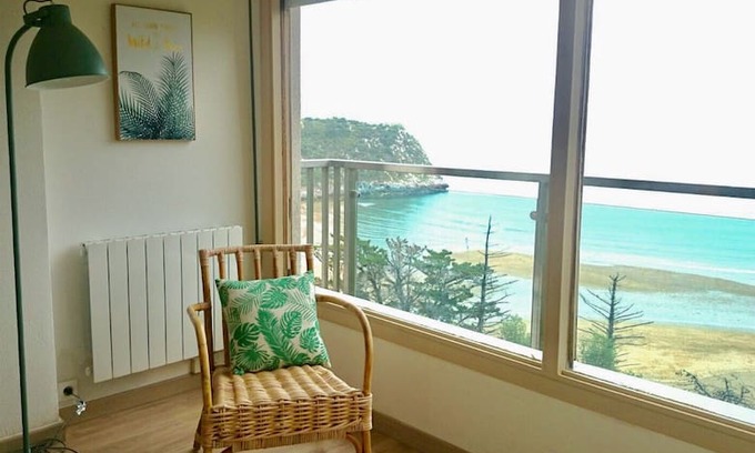 Mendexa Apartamento | Apartment kurlutxu with incredible view on beach