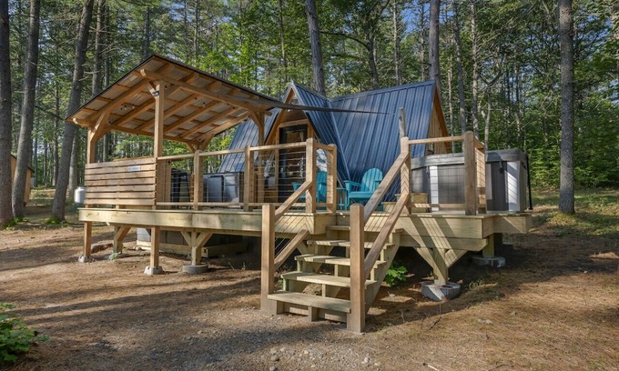 Oxford Cabina | A-Frame Escape with Hot Tub
