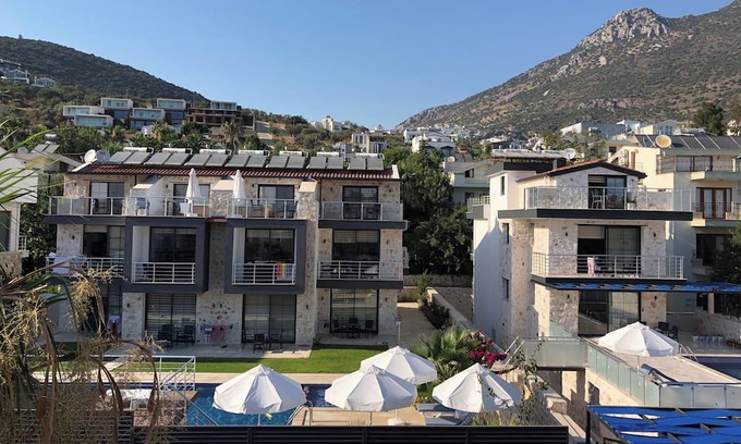 Kalkan Apartamento | Stonehaus Apart Dublex 3+1 with Jakuzzi and seaview Kalkan No.6