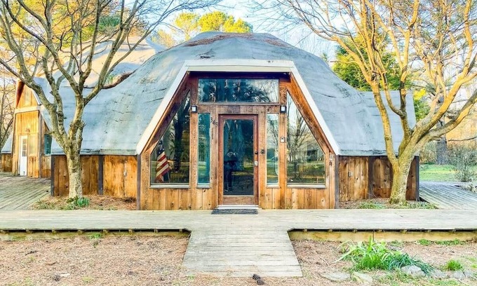 Normal Casa | Bell Circle Eccentric Geodesic Dome-home