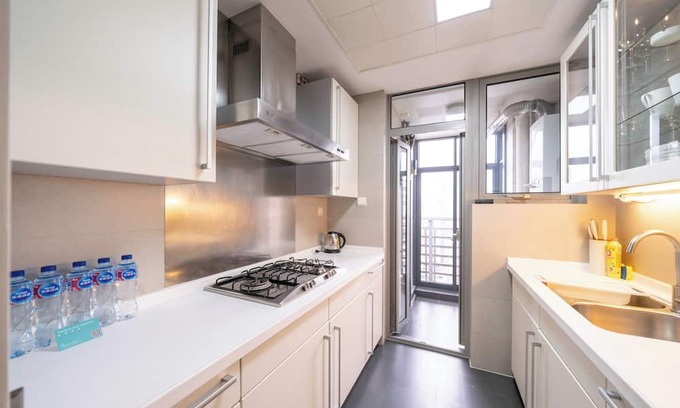 Xujiahui Cama Y Desayuno | Tyms Elegant 3BR 2BA Apt Near Malls