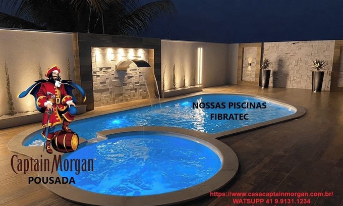 Pontal do Sul Apartamento | Pousada Capitão Morgan Pontal do Sul with Swimming Pool. Near Isla Honey Moon