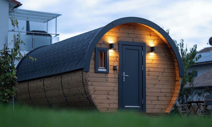 Sommerhausen Cabina | Camping barrel Mündlein in the Franconian wine region
