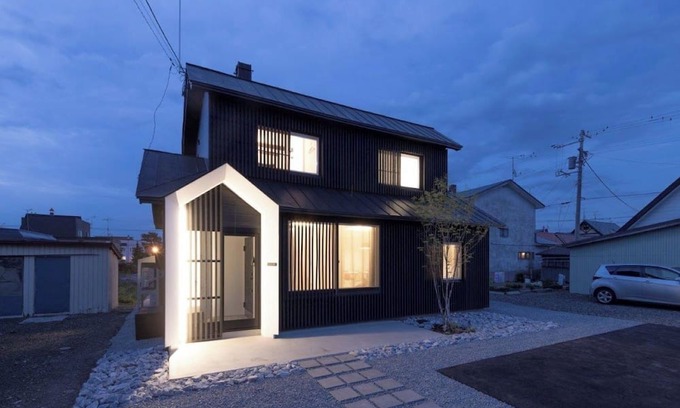 Biei Casa | A luxurious inn with a monochrome theme10 minutes / Kamikawagun Hokkaidō