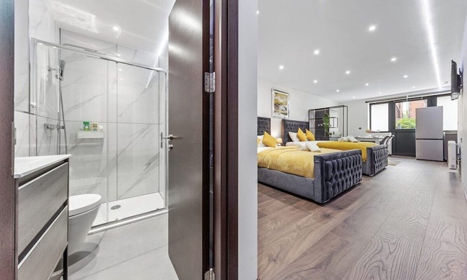 Golders Green Apartamento | Luxury Studio in London Sleeps 4