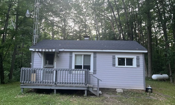 West Branch Cabina | Cozy 2-bedroom cabin in serene West Branch with AC, WiFi