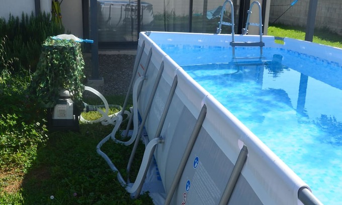 Launaguet Casa | Maison Spacieuse Proche Métro Toulouse - Climatisée+jardin+2 Pkg+piscine