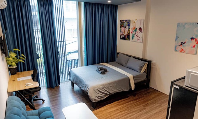 Phu Nhuan Apartamento | Tranquil "Amable Home" 7 minutes to Airport & Center / Free Laundry, Fast Wifi
