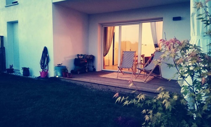 Magescq Apartamento | Nice 2-room apartment with garden