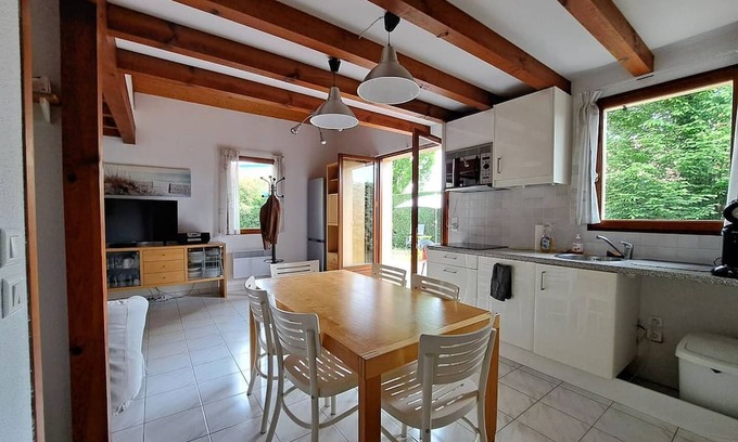Saint-Julien-en-Born Casa | 3-room house with swimming pool in Village Océlandes