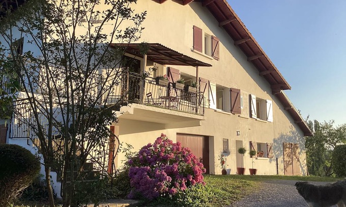 Domezain-Berraute Apartamento | Grand Appartement de Standing, au 1er Étage D'une Maison Basque Avec Piscine
