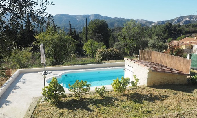 Roquevaire Casa | Maison Climatisée 6 Pers, Piscine et vue Garlaban