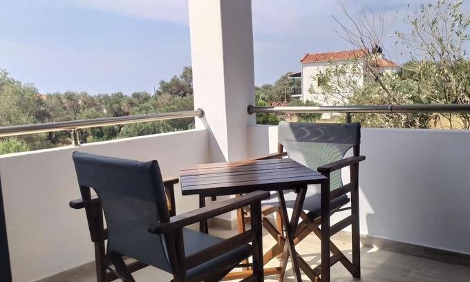 Kampos Marathokampou Apartamento | Apartment overlooking ocean