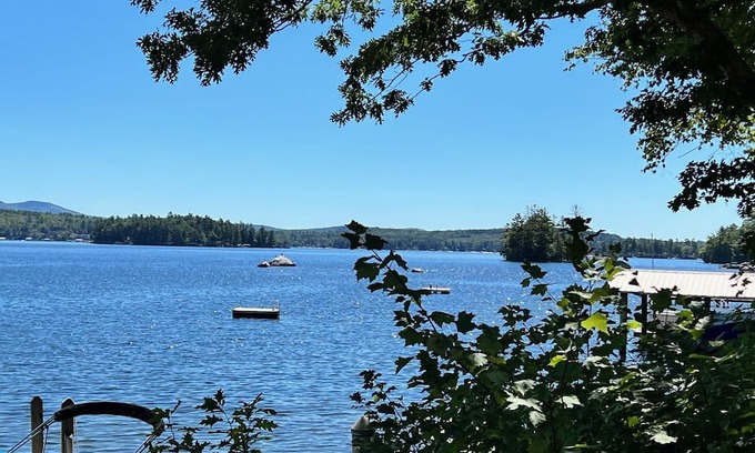 Meredith Casa | Lake Winnipesaukee, Meredith NH, Private Beach Access, Lake Views & Pet Friendly