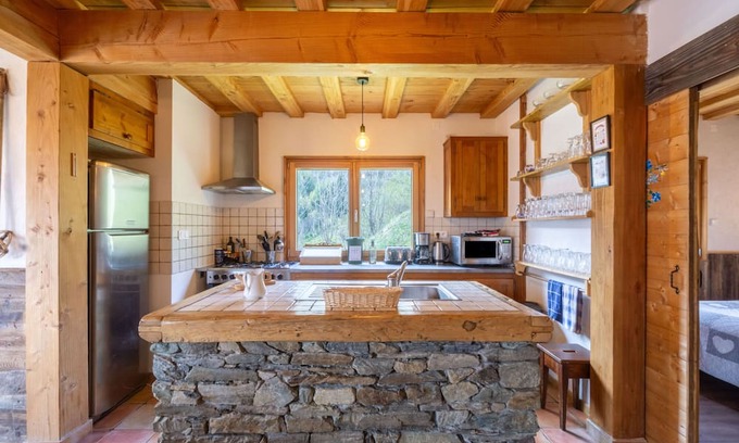 Saint-Colomban-des-Villards Apartamento | Apartment 'Grand Appartement' with Mountain View, Shared Terrace and Shared Garden