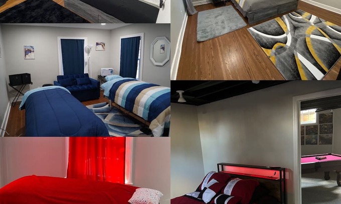 Mapleton/Fall Creek Casa | B. Bliss Inn Indy’s Boutique Resort Spa with 3 BD & 3 Utopia Tables 4000 sq ft
