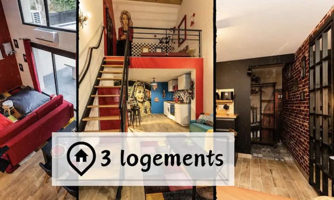 Jacquard - Prefecture Apartamento | 3 Logements 300 m2 Loft Billard / Babyfoot / BAR À Jeux