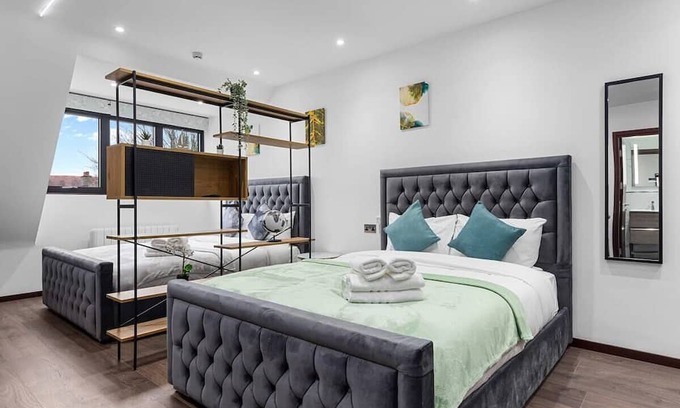 Golders Green Apartamento | Modern Spacious Suite Sleeps 4 in Central London