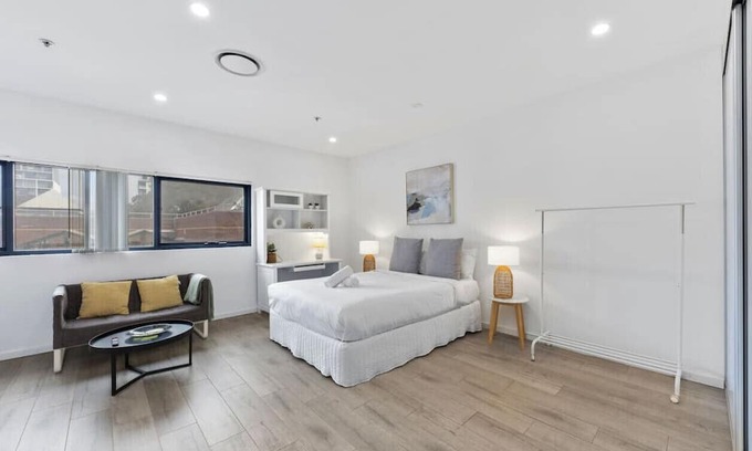 Burwood Apartamento | Burwood 1Br studio nearTrain Station/Shopping