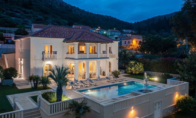 Trsteno Villa | Casa Dalmata,Dalmazia private pool,sea view A/C