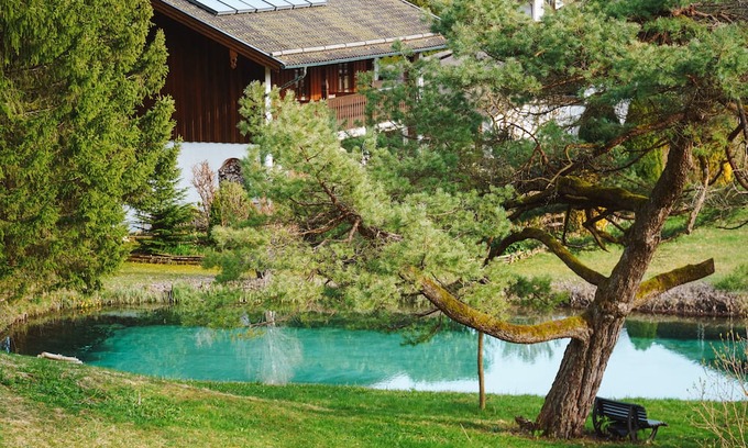 Bad Reichenhall Apartamento | Gemütliche Ferienwohnung Mitten im Grünen mit Badeteich und Direktem Bergblick!